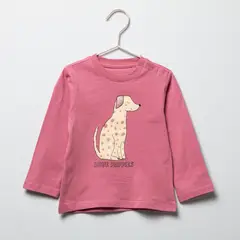 YAMP - Camiseta manga larga Bebé niña con Estampado Algodón