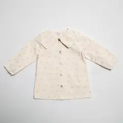 YAMP - Vestido Bebé niña de Flores Con cuello Algodón