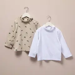 YAMP - Saco Bebé niño Pack de 2 unidades Con cuello Manga larga Algodón