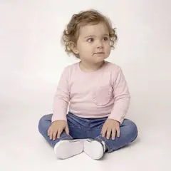YAMP - Camiseta manga larga Bebé niña Algodón