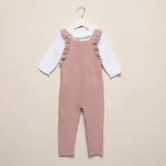 CONIGLIO - Set Enterizo + Body manga larga para Bebé niña en Algodón