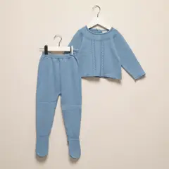 CONIGLIO - Set Saco manga larga + Pantalón para Bebé niño en Algodón