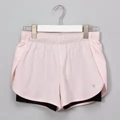 DIADORA - Short para Niña con Logo Cintura elásticada