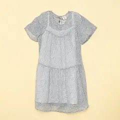 CONIGLIO - Vestido Niña con Flores Manga corta