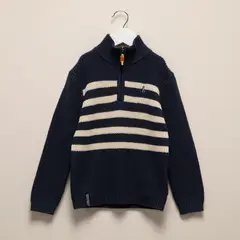CONIGLIO - Saco Niño de Rayas de Algodón