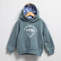 CONIGLIO - Saco Niño con Estampado Con capucha de Algodón