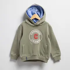 CONIGLIO - Saco Niño con Estampado Con capucha de Algodón