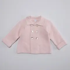 YAMP - Saco para Bebé niña Tejido Con cuello Manga larga de Algodón