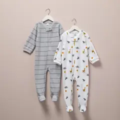 YAMP - Pijamas para Bebé niño Pack de 2 unidades Manga larga