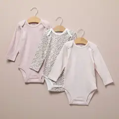YAMP - Body Bebé niña Pack de 3 unidades Algodón