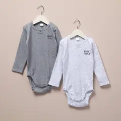 YAMP - Body Bebé niño Pack de 2 unidades Algodón