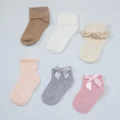 YAMP - Medias Niña Corto Pack de 6