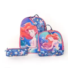 undefined - Maleta para niños Princesas Disney: Ariel Azul