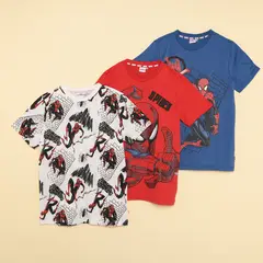GALAX - Camiseta Niño Manga corta en Algodón Spider-Man