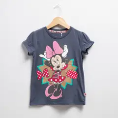 MINNIE - Camiseta Niña Manga corta en Algodón