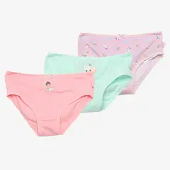 undefined - Pantys para Niña Pack de 3 unidades Cintura elásticada de Algodón Gabby'S Doll House