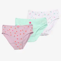 ELV - Pantys para Niña Pack de 3 unidades Cintura elásticada de Algodón