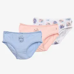 DISNEY - Pantys para Niña Pack de 3 unidades Cintura elásticada de Algodón Frozen