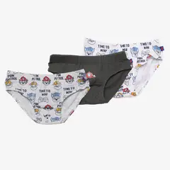 PAW PATROL - Calzoncillos y bóxers para Niño Pack de 3 unidades Cintura elásticada de Algodón