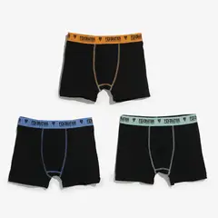 FEDERATION - Boxers para Niño Pack de 3 unidades Cintura elásticada de Algodón