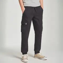 FEDERATION - Jogger para Niño Cintura elásticada de Algodón