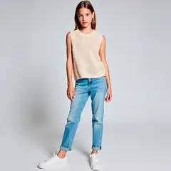 ELV - Chaleco Niña Tejido Algodón