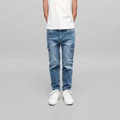 ELV - Jean Niña Cargo de Algodón