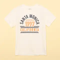 YAMP - Camiseta Niño con Estampado Manga corta de Algodón