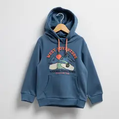 YAMP - Saco Niño con Estampado Con capucha de Algodón