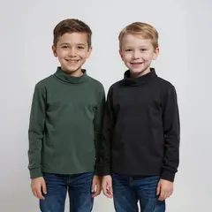YAMP - Saco Niño Pack de 2 unidades Con cuello Manga larga de Algodón