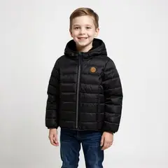 YAMP - Chaqueta para Niño Acolchado Con capucha