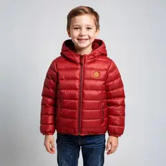 YAMP - Chaqueta para Niño Acolchado Con capucha