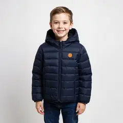 YAMP - Chaqueta para Niño Acolchado Con capucha