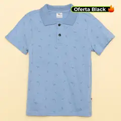 YAMP - Camiseta Polo Niño Con cuello Manga corta