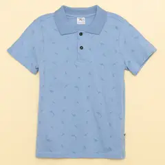 YAMP - Camiseta Polo Niño Con cuello Manga corta