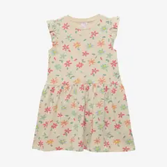 YAMP - Vestido Niña con Estampado Manga corta Algodón 2
