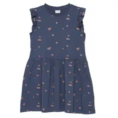 YAMP - Vestido Niña con Estampado Manga corta Algodón 2