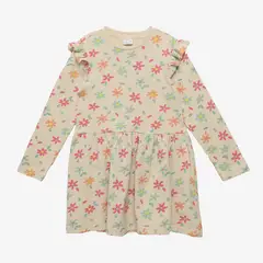 YAMP - Vestido Niña con Estampado Manga larga