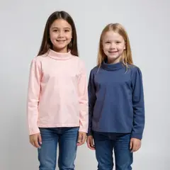 YAMP - Saco Niña Pack de 2 unidades con Estampado Con cuello Manga larga Algodón