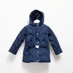 YAMP - Chaqueta para Niña Acolchado Con capucha