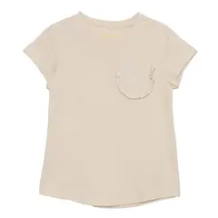 YAMP - Camiseta Niña con Estampado Manga corta Algodón
