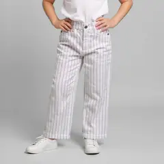 YAMP - Pantalón para Niña Wide de Algodón