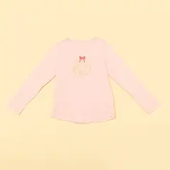 YAMP - Camiseta manga larga Niña con Estampado Algodón