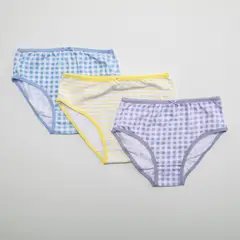 ELV - Pantys para Niña Pack de 3 unidades Cintura elásticada de Algodón