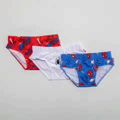 DISNEY - Calzoncillos y bóxers para Niño Pack de 3 unidades Cintura elásticada de Algodón Spider-Man