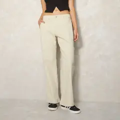 SYBILLA - Pantalón Cargo Mujer Tiro medio