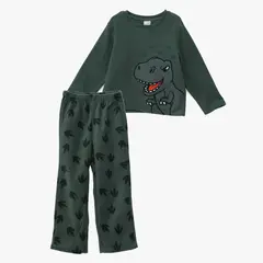 YAMP - Pijama para Niño 2 piezas con Estampado Cintura elásticada Manga larga