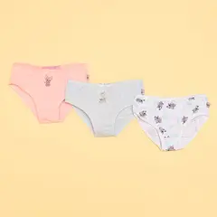 LILO & STITCH - Pantys para Niña Pack de 3 unidades con cintura elásticada de Algodón