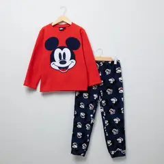 STD CHARACTERS - Pijama Cintura elásticada para Niño 2 piezas con Estampado Mickey Manga larga