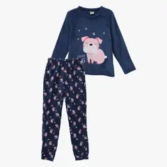 ELV - Pijama para Niña 2 piezas Cintura elásticada Manga larga